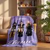 HUNTRIX Custom Flannel Blankets Soft Warm Cozy Throws for Home Decor Holiday Gifts