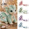 Sea Animal Supplies Kit DIY Patchwork Doll Kit, Handmade Gnome Sewing Set Fabric for Home Decor, Cartoon Dragon Crafts Beginner