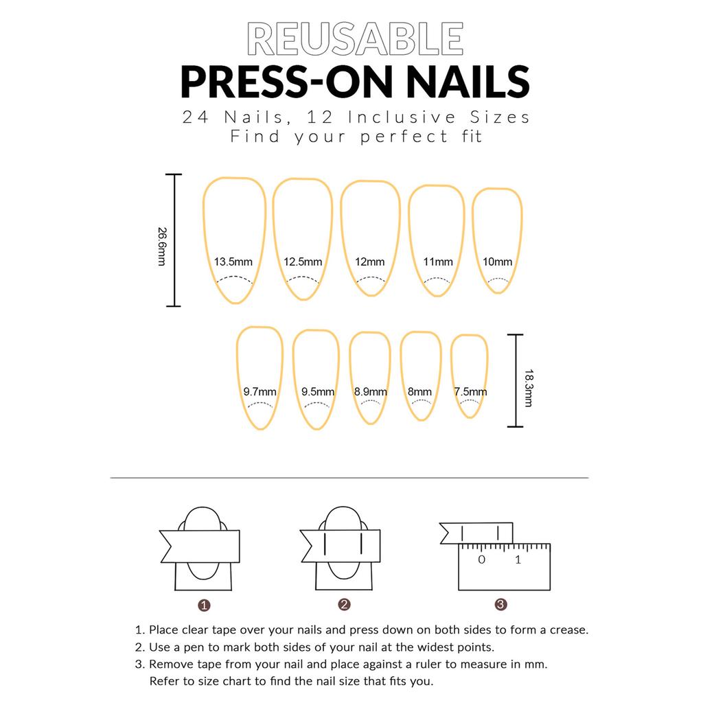 24pcs Spring Day Sweet False Nails Cute Pink Flower Star Pearl Designs Press On Nails Stripes French Style Almond Fake Nail