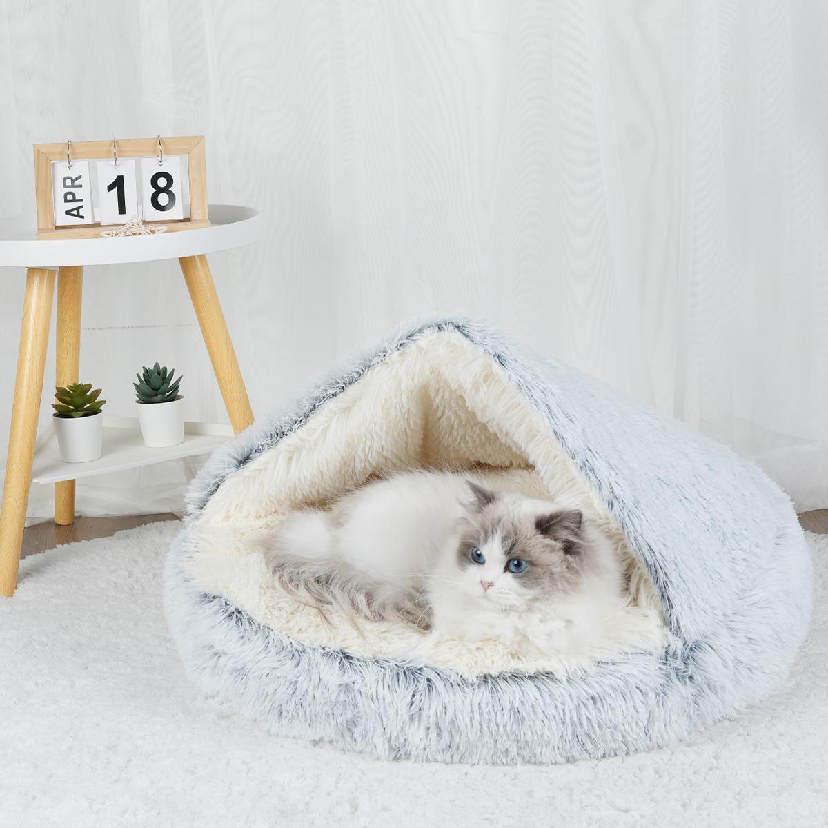 

Bed Pet Supplies Mat Basket for Cats Houses Accessories Accessory Things Puppy Cushions Products Beds Goods Dog Kitten House 40cm&Smooth