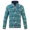 Childrens/Kids Kai Wave Zip Neck Regular Sweatshirt