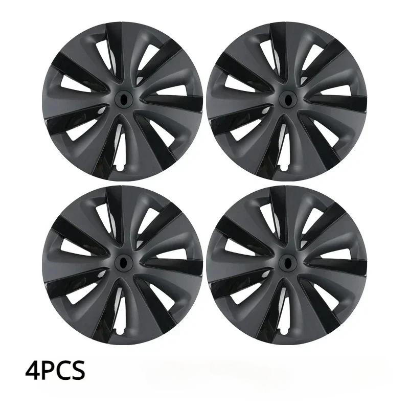 4PCS For TESLA Model 3 Highland 2024 Vehicle Full Coverage Wheel Cover Cap 18 Inches Hubcaps Automobile Replacement Accessories