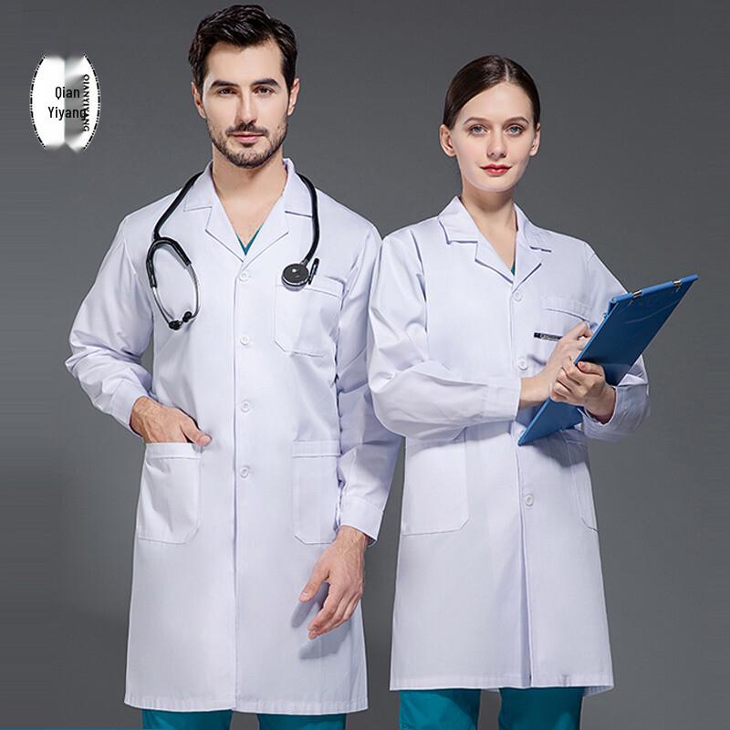 Женский лабораторный халат с длинным рукавом QIANYIYANG 170