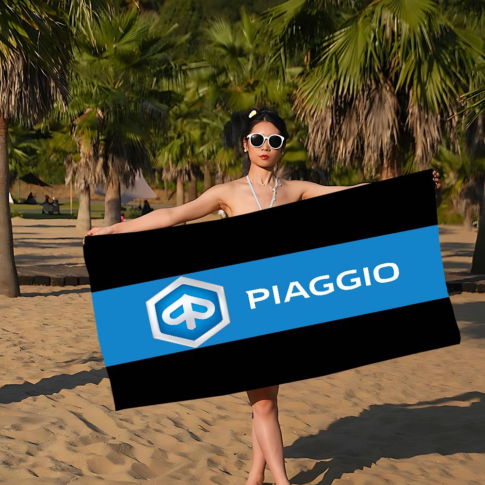P-Piaggio Logo Bath Towel Microfiber Soft Water Absorbing Breathable For Girl Kids Decorative Cartoon Beach Towel