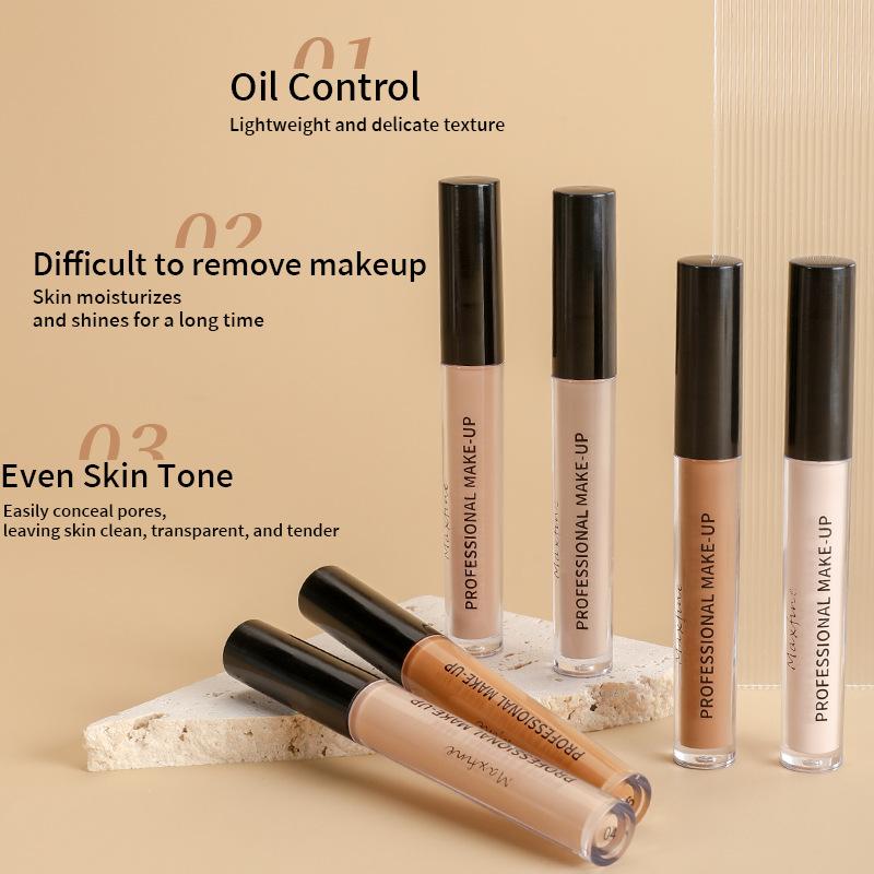 Vloeibare Concealer Mat Hoge Dekking Waterdicht Oliecontrole Hydraterend Langhoudend Concealer Professionele Gezichtsmake-up