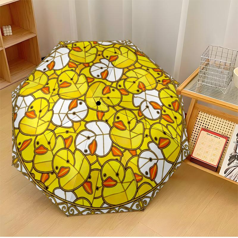 

Dragon fire 2 Printed umbrella windproof folding umbrella portable sun and rain umbrella suitable for gifting