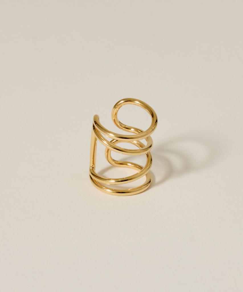 Novice Tokyo Loop Ear Cuff / Gold