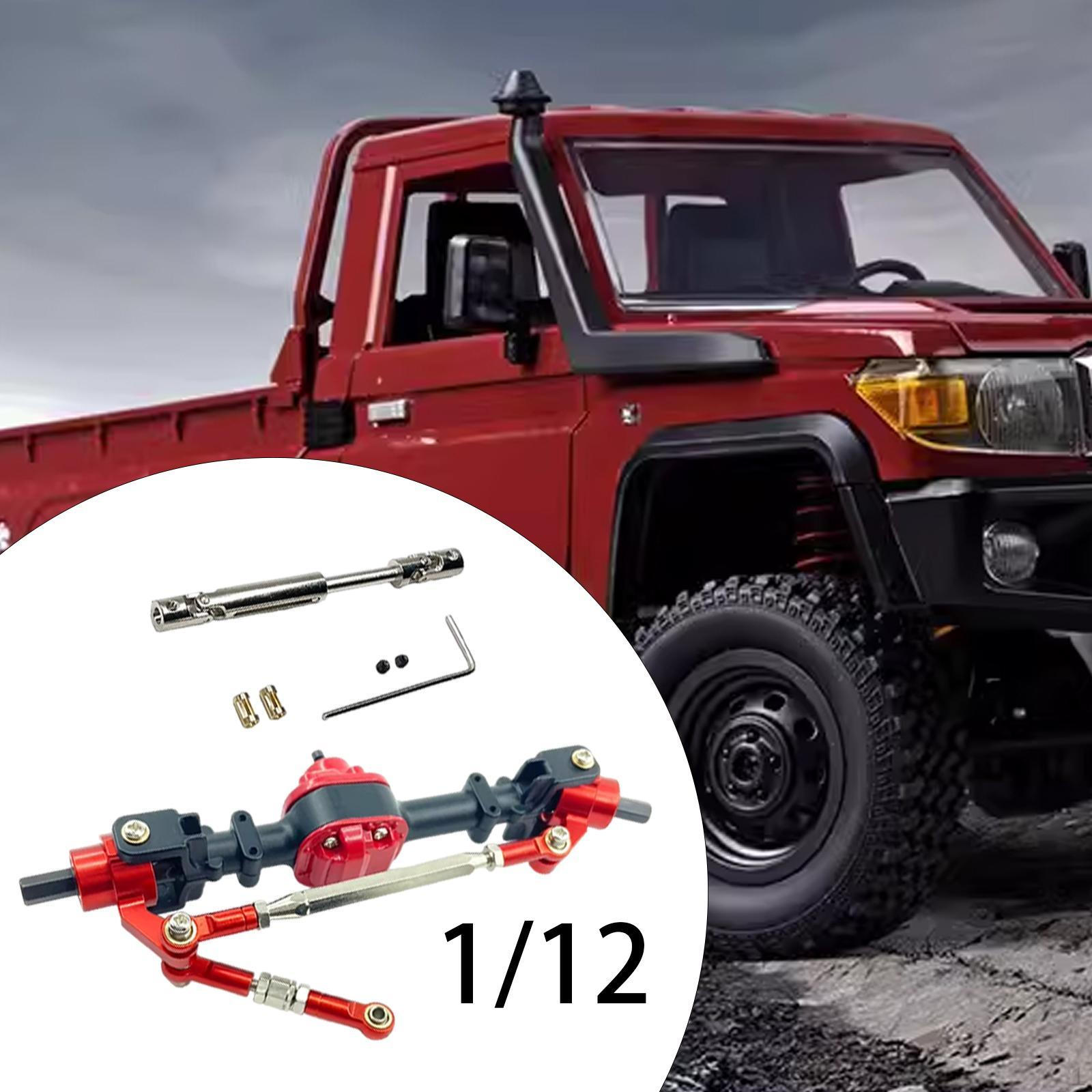 

Запасна частина осі з карданним валом для автомобілів RC MN82 і LC79 black front axle