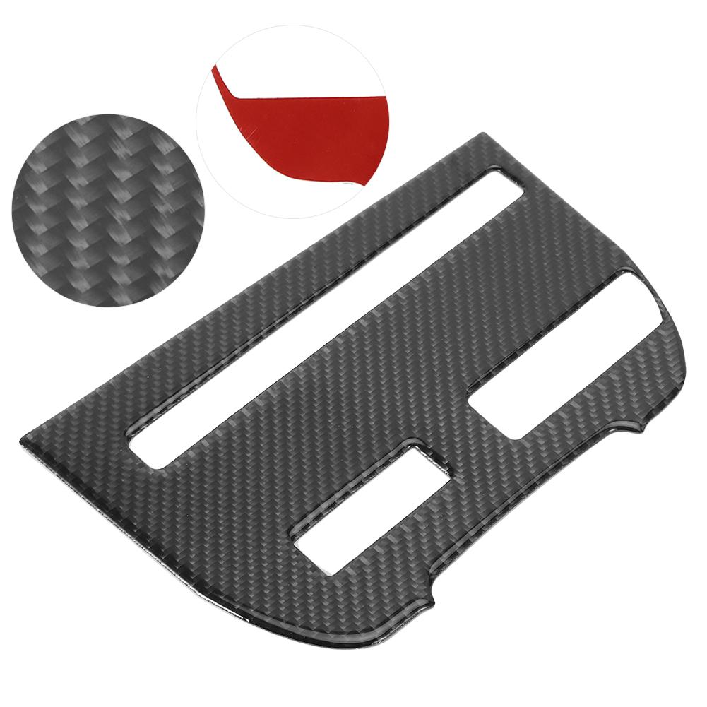 Console Trim Sticker Carbon Fiber CD Player Interior Accessories Fit for Nissan GTR R35 08‑16B