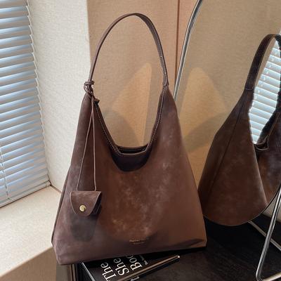 Autumn New Large-capacity Tote Bag 2025 Women's Commuting Temperament Korean Version Ins Premium Texture Shoulder Bag