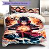 Juego de Ropa de Cama con Estampado de Dibujos Animados Colcha Funda de Colcha Funda de Almohada Decoración del Hogar Regalo de Cumpleaños (1 * funda nórdica + 2 * fundas de almohada, sin núcleo)