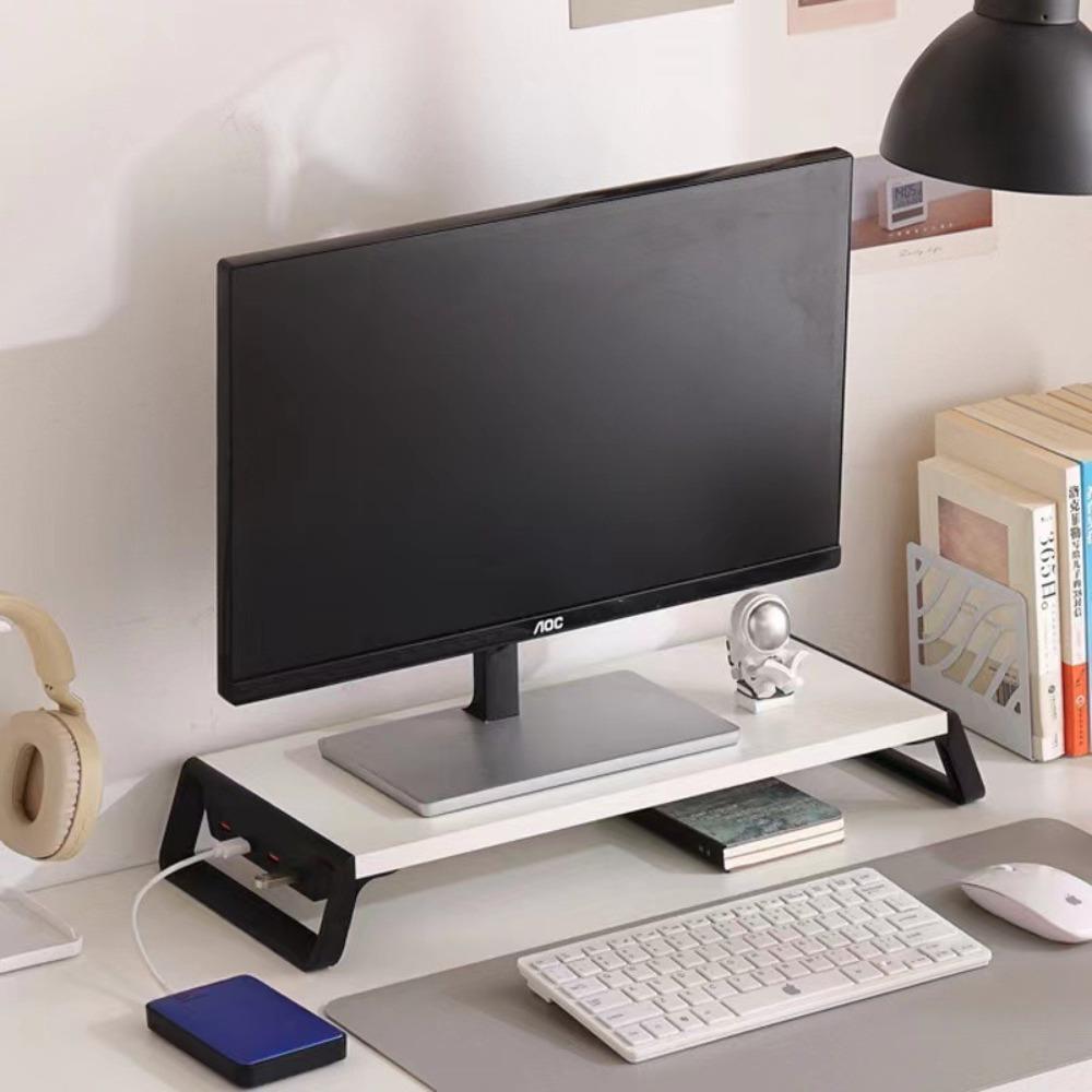 Increase Monitor Height Computer Monitor Stand Thickening Durable Desktop Storage Rack Desktop Organization