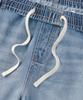MUSINSA STANDARD WOMAN Women'S Loose Trapeze Elastic Waist Denim Pants [Light Indigo]
