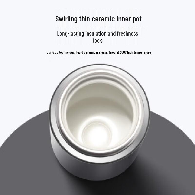 Temeike Bärbar Isolerad Te Mugg med Silverlock