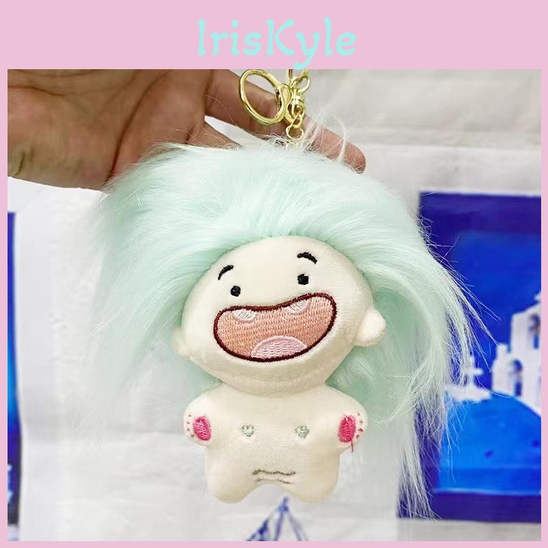 Adorable Zodiac Plush Doll Keychain Unique Missing Teeth Design Gift Pendant