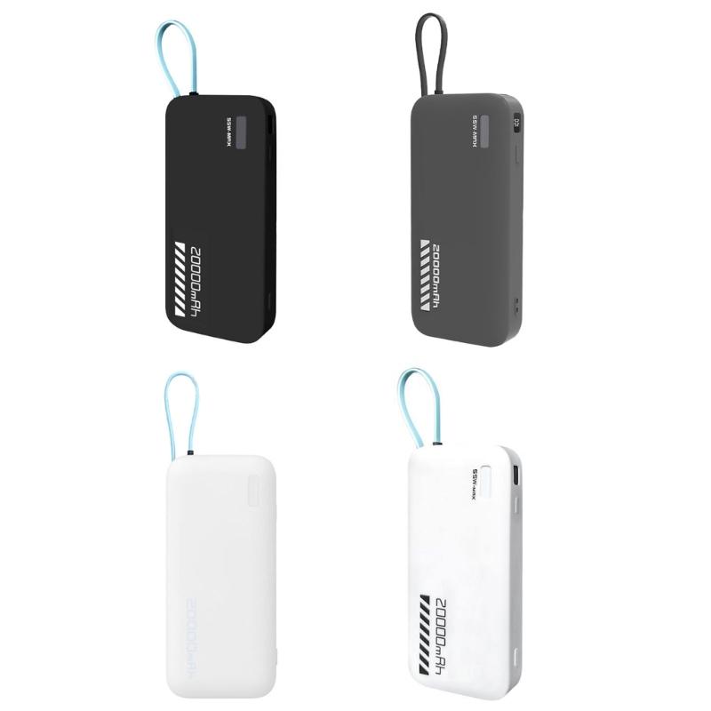 Silicone Skin Protective Case for CP25 20000mAh Mobile Power 55W Scratchproof Housing Shell Cover Flexible Sleeve