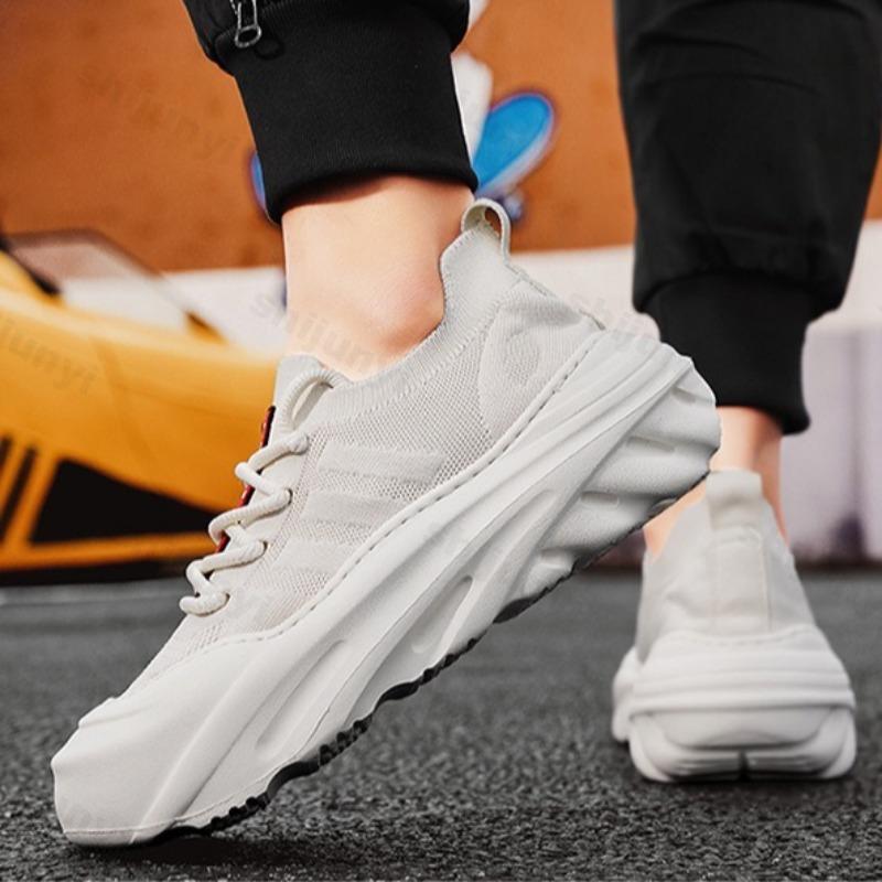 Fashion Men's Fashion Trend Casual Shoes 2025 Summer New Mesh Breathable Comfortable Thick Soled Shoes Versatile Low Top Chunky sneakers
