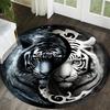 Two Tigers Round Rug Floor Mat Door Mat Entrance Mat for Home Decoration  Living Room Decoration