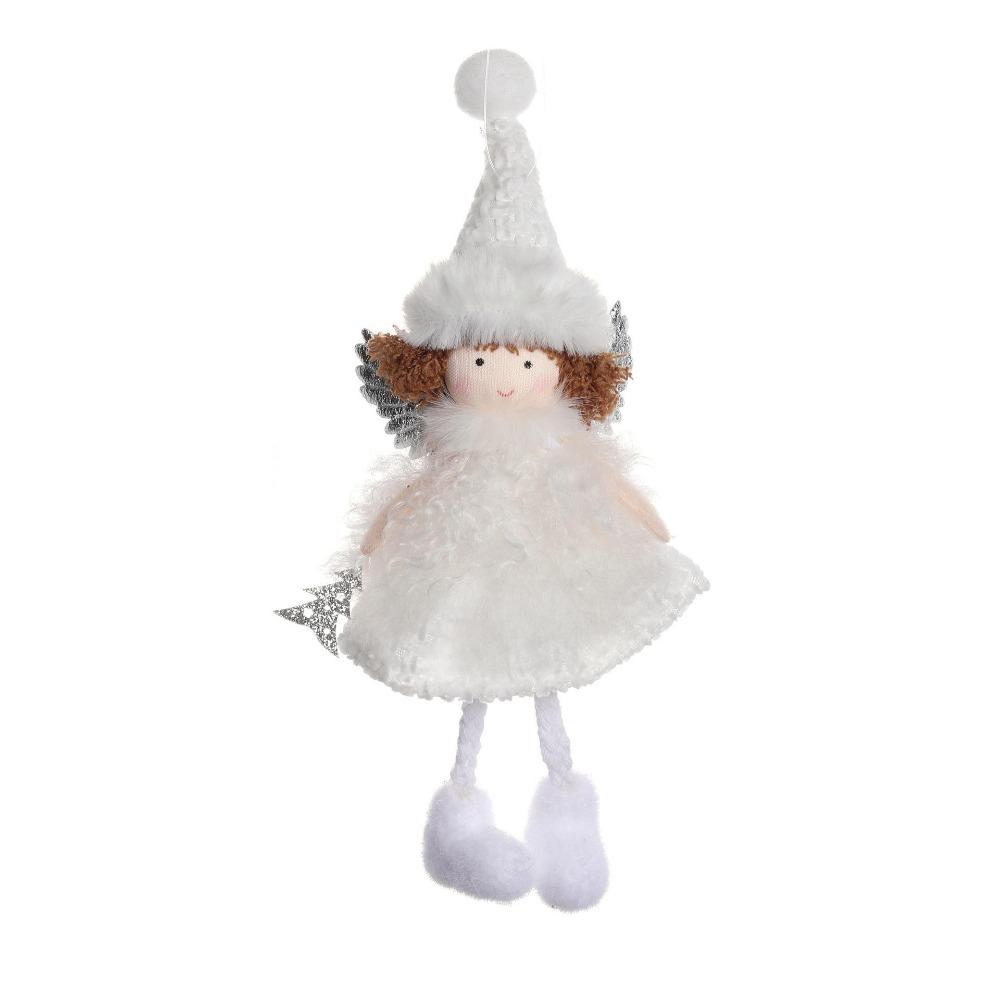 New Christmas Supplies Christmas Feather Angel Christmas Tree Decoration Pendant Small Pendant Christmas