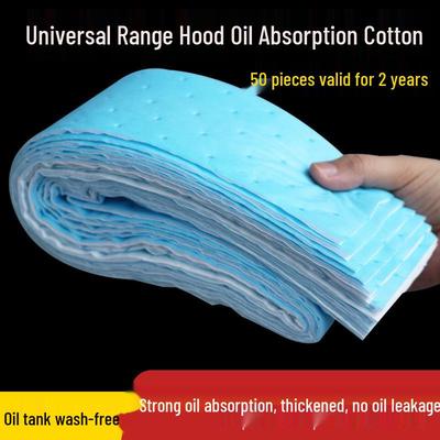 Oil Absorption Cotton Strip for Range Hoods - Thickened Industrial Felt Oil Separator Mat