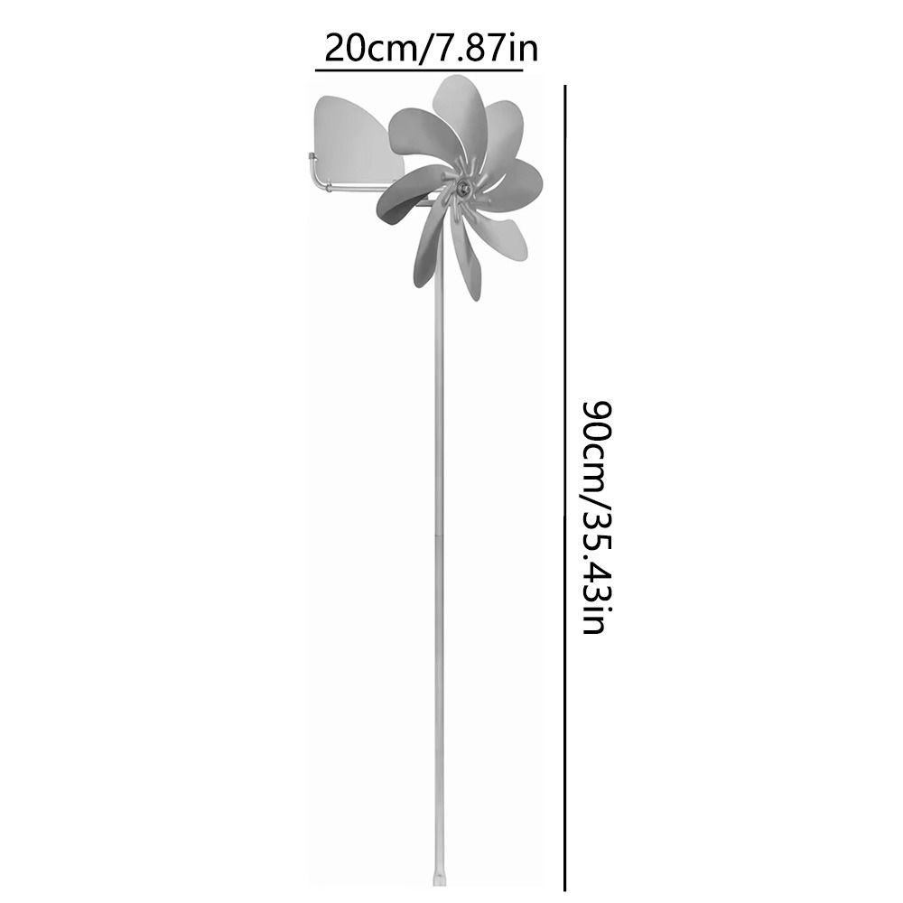 Waterproof Metal Wind Spinner for Yard Removable Wind Sculptures Rotating Garden Pinwheels  Outdoor