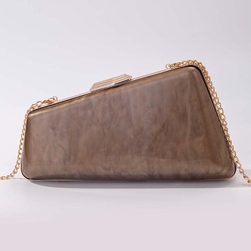 Evening Party Acrylic Shoulder Crossbody Bag Metal Clip Clutch New Special Shape Fashion Coin Purse Women's Mini Handbag Luxury