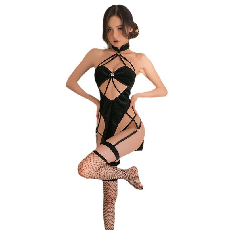 Sex Lingerie Sexy Cosplay Uniform Seduction Hot Passion Hollow Set