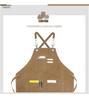 Art Studio Cross-Border Long Smock Apron, Oil & Watercolor Painting Canvas Apron
