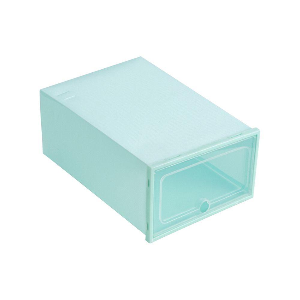 

Минималистичный дизайн ящик для обуви пылезащитный органайзер для хранения обуви для домашней организации зелёный