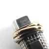 Great Cartier Ballpoint pen Trinity logo engraved cap style Silver grid pattern mens Used
