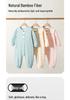 Bamboo Fiber Kid's Pajamas: Cool, Sweat-Wicking One-Piece with Belly Protection for Toddlers & Children (S, M, L) - Ideal for Air Conditioning.