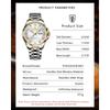 POEDAGAR Fashion Military Men Clock Waterproof Luminous Date Week Man Wristwatch Stainless Steel Quartz Watches Male Reloj