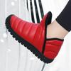 Winter Warm Fur Shoes Men's New Fleece Thickened Warm Soft Sole Cotton Boots Indoor Outdoor Slip-on Snow Shoes Solid Color  Ankle Booties for Male