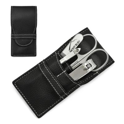 Hans Kniebes' Sonnenschein 4-piece Gents' Manicure Set In Leather Case, Made In Germany