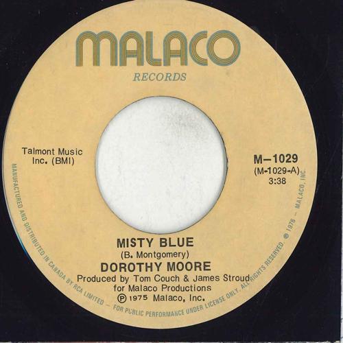 

7inch Record DOROTHY MOORE - Misty Blue M1029 Malaco Records 1975 US Soul/Funk Used