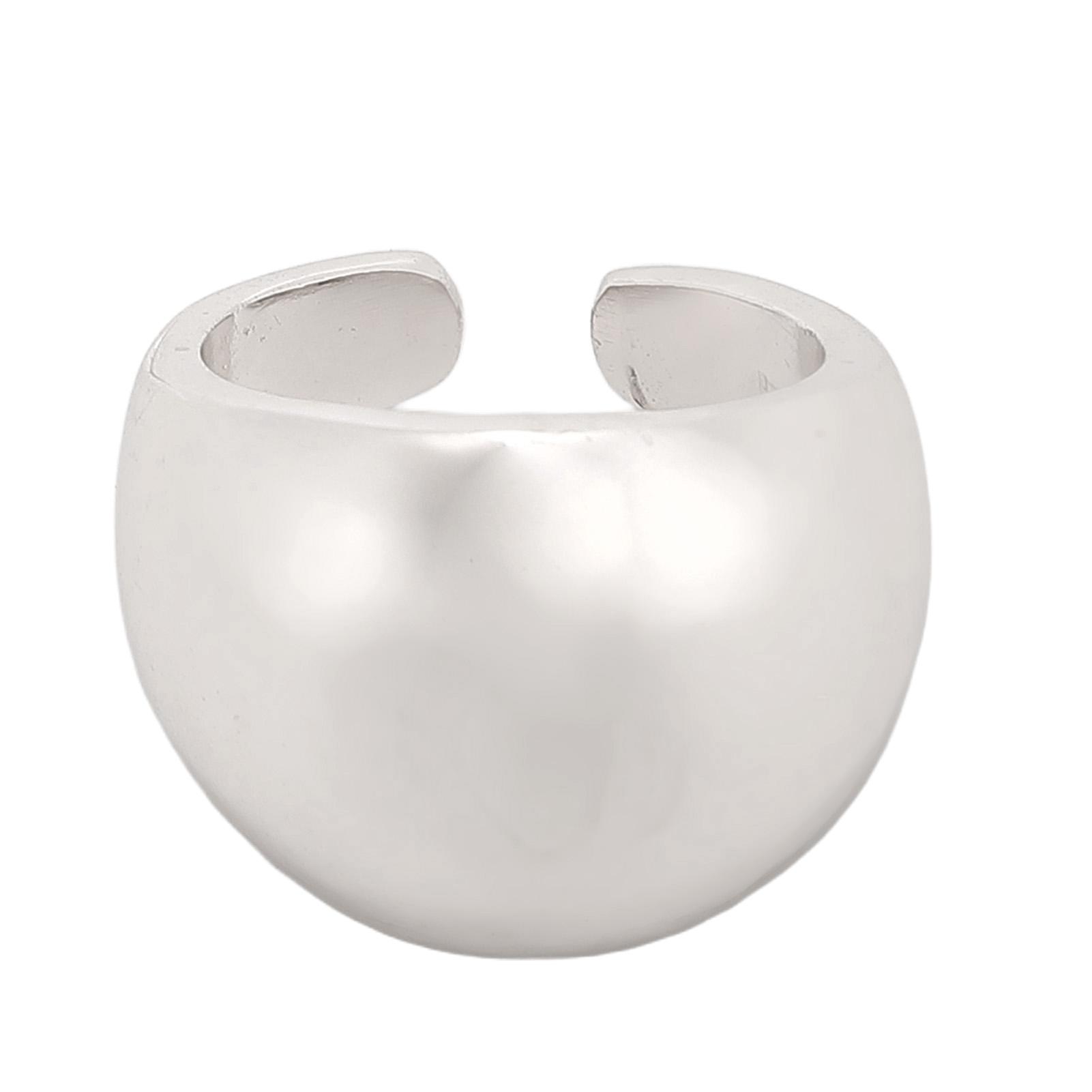 

Открытое кольцо Металлическое Легкое Стильное Яркое Кольцо для Мужчин Женщин Юбилей День Рождения Фестиваль серебряный