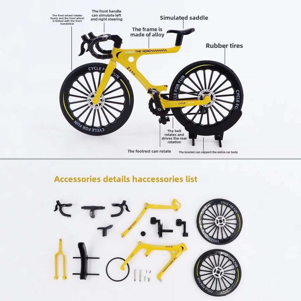 1:Модель міні-велосипеда 8-го масштабу, гоночний металевий дорожній BMX, модель гірського велосипеда, іграшка для дітей