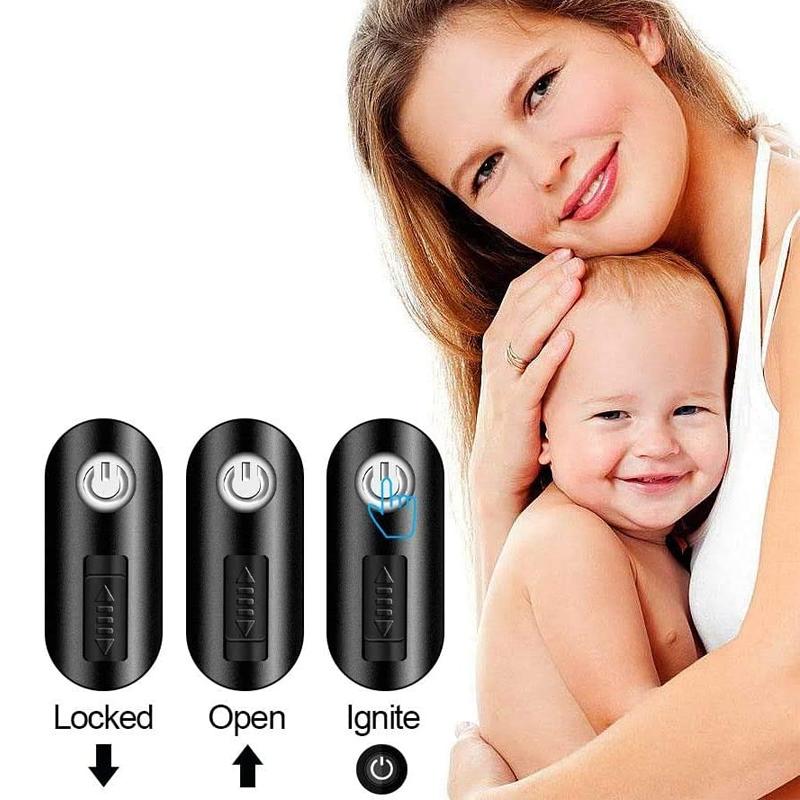 BBQ Candle Kitchen Portable Rechargeable USB Long Flexible Flameless Windproof Electric/ARC Lighter