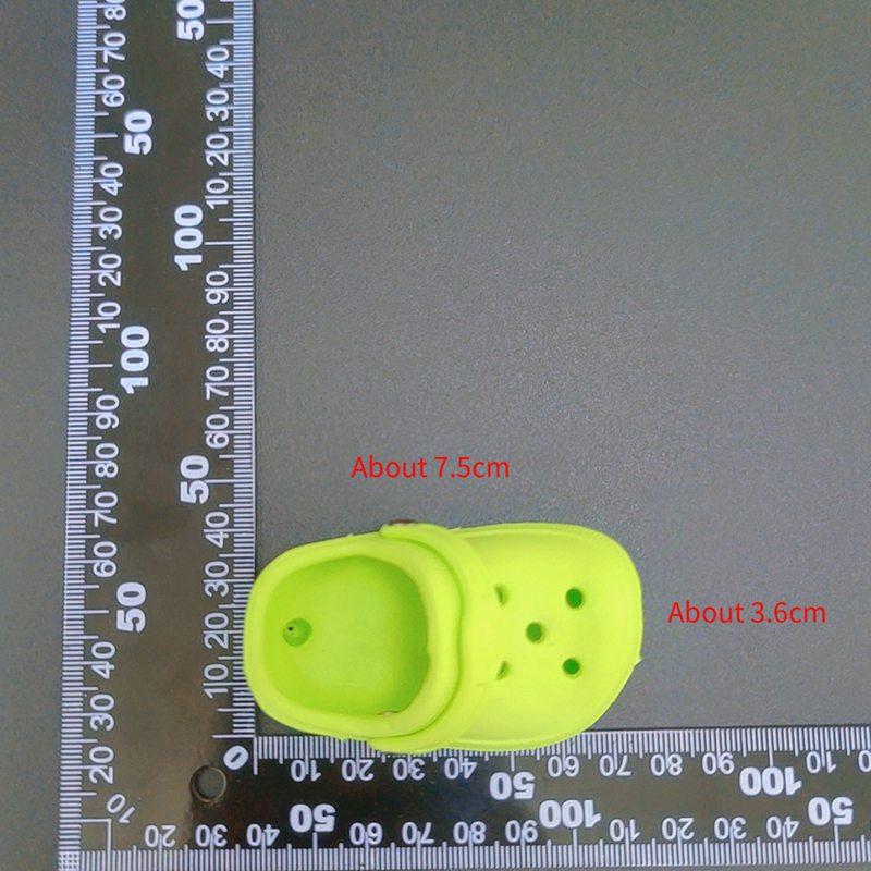 1Pcs Cute Mini Shoes Charms Fashion Shoe Decoration Adult Kids Sandals Shoe Charms Colorful Shoes Accessories