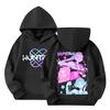 Women's Hooded Gradient Printed Long Sleeved Sweatshirt Loose Women's Sweatshirt  Sweatshirt