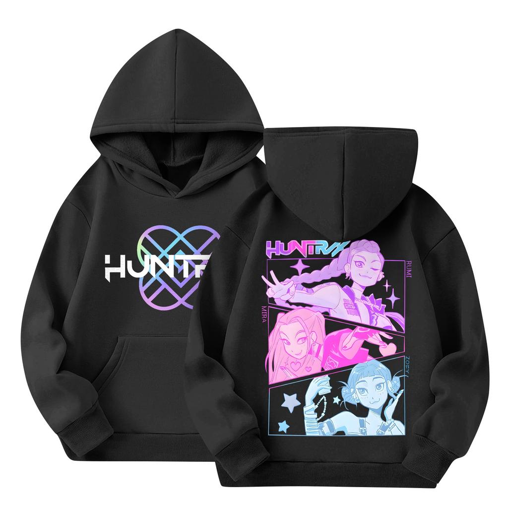 Women's Hooded Gradient Printed Long Sleeved Sweatshirt Loose Women's Sweatshirt  Sweatshirt