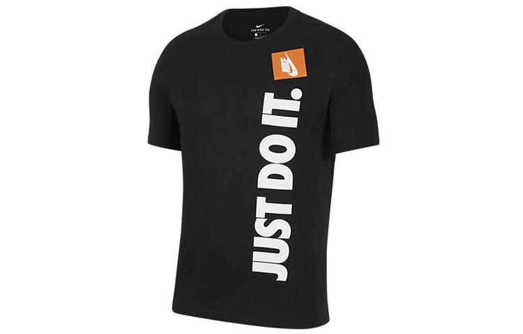 

Nike T Shirts Men s Black Crew Neck Moderate Straight Fit CT6301-010 XL