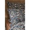 Taie D'oreiller - Capucine - 50 X 70 Cm - Gaze De Coton - Bleu Nuit - Finition Portefeuille