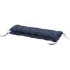 Bench Cushion, Bench Pad with Fastening Straps, for up to 3 People, Foam Filling, Seat Cushion