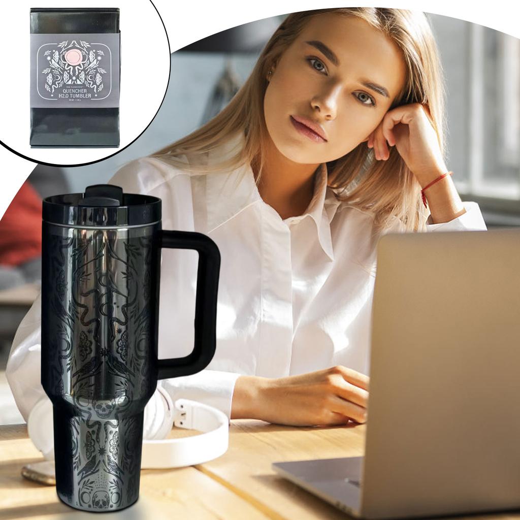 40oz Standard Packaging Portable 304 Stainless Steel Large Capacity Mug High-value Car Mug