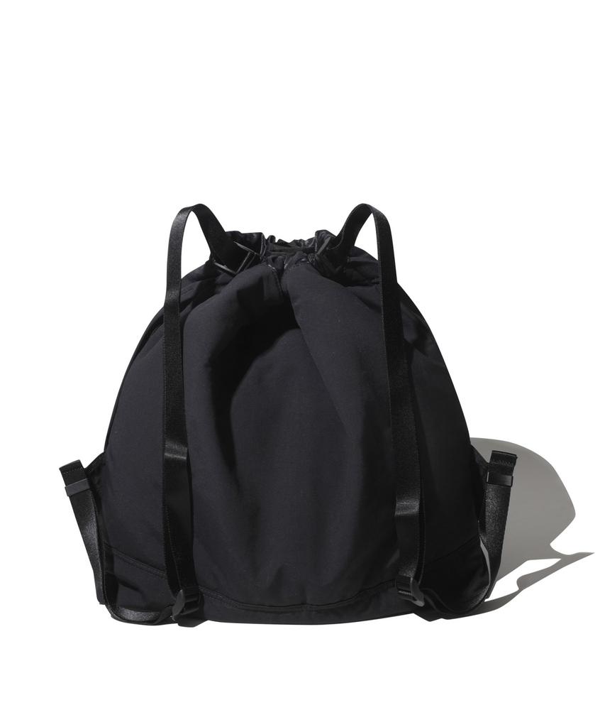 Customellow Black Nylon Two-Way Backpack_Cabax25101Bkx