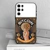 Cool Art Bitcoin Digital  Phone Case For Samsung S25,S24,S21,S22,S23,S30,Ultra,S20,Plus,Others Soft Black Case