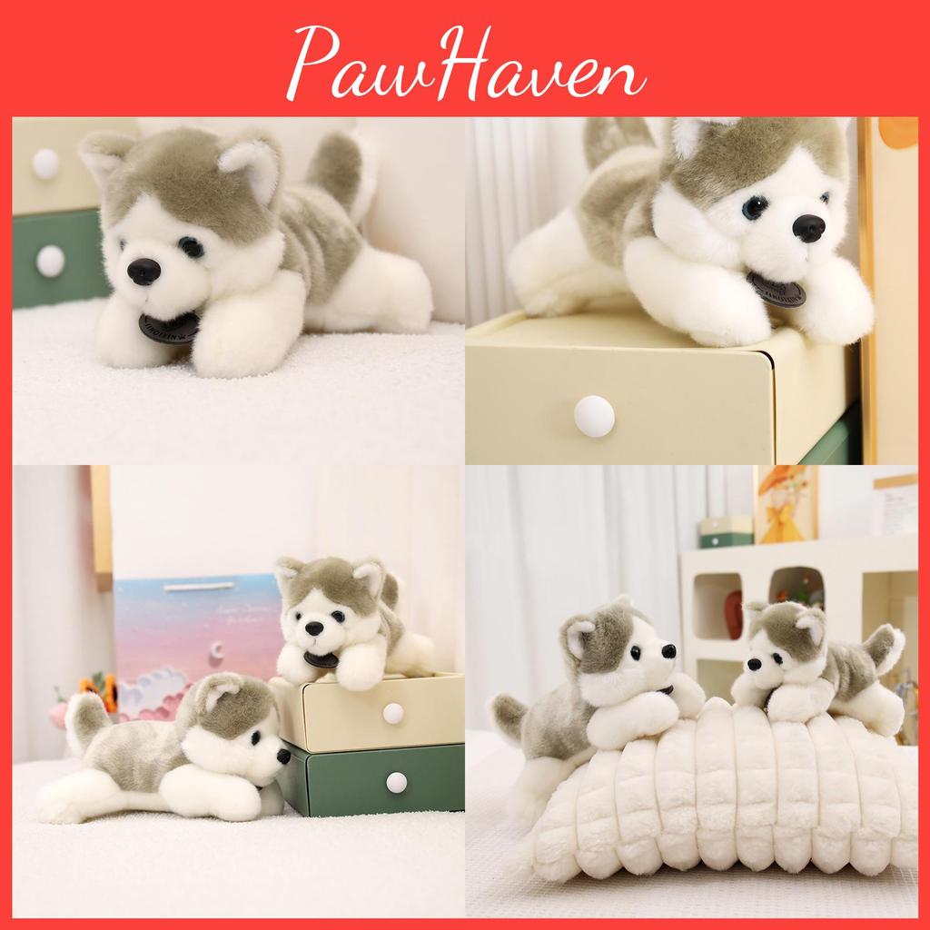 Charming Siberian Plush Husky Dog Stuffed Animal Toy Perfect For Kids Gifts