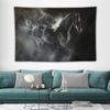 Tapestry Wall Art Horse Majestic Fantasy Art Black Animal Tapestry Aesthetic Wall Deocr for Bedroom Living Room Decor for Men