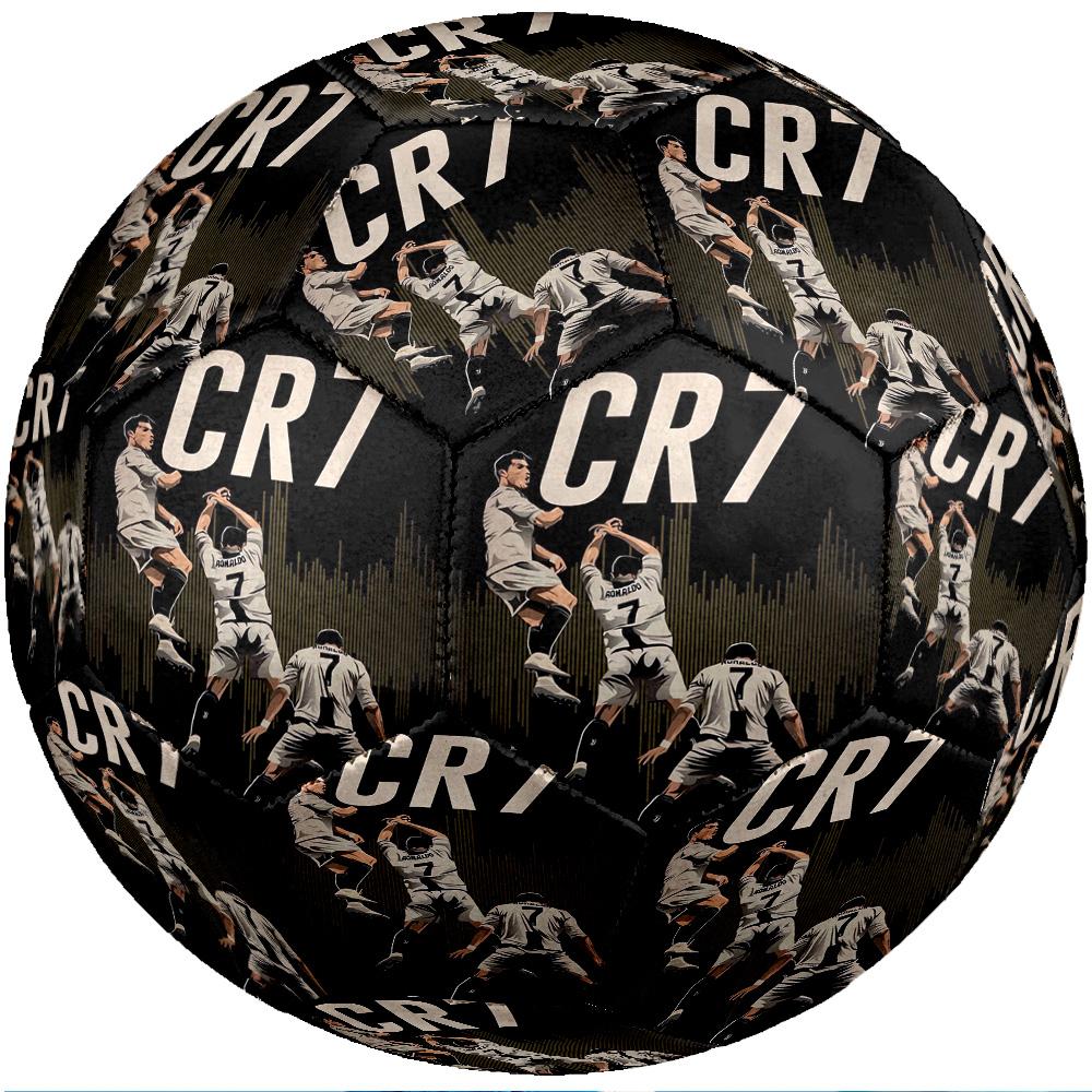 Cristiano Ronaldo Theme Soccer Ball Size 5 Soccer Ball Soft Touch Professional Training Football for Outdoor Sports